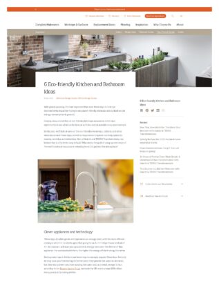 eco-friendly kitchen and bathroom design