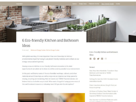 Granite & TREND Transformations: Home & Lifestyle Editorial Guide