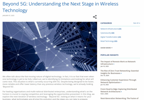 Hughes Europe: Network Technology Insight Article