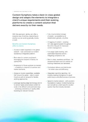 Dentsu content Symphony playbook