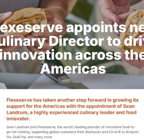 Flexeserve: Manufacturing Editorial Announcement