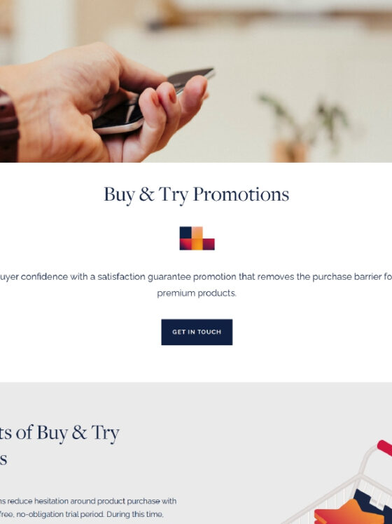 Opia: Sales Promotions Webpage