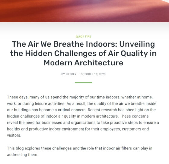 Filtrex: Environmental Insight Article